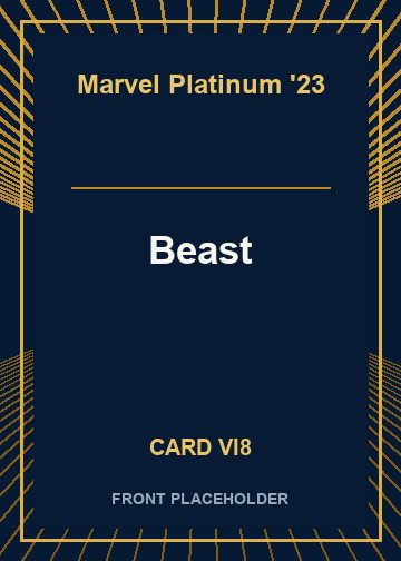 Beast front card image