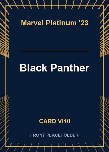 Black Panther card thumbnail