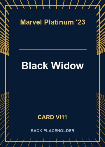 Black Widow back card image