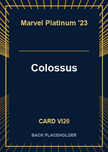 Colossus back card image