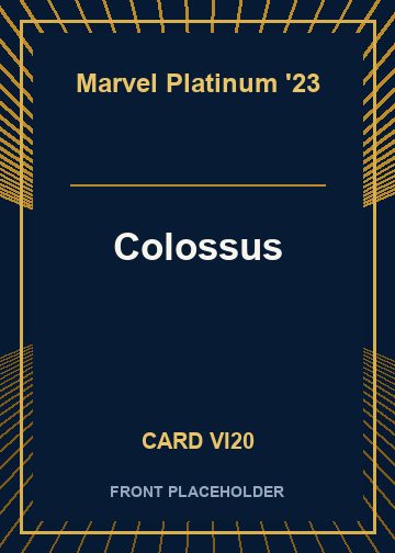 Colossus front card image