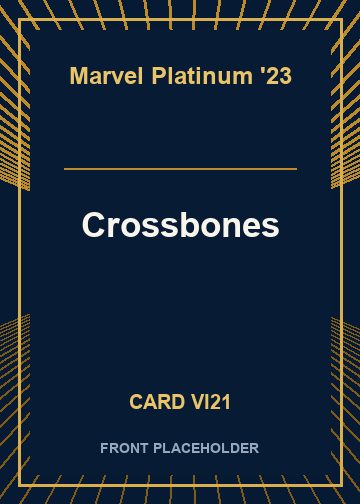 Crossbones front card image