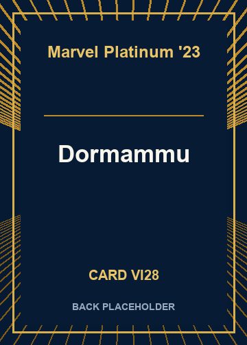 Dormammu back card image