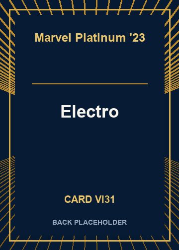 Electro back card image