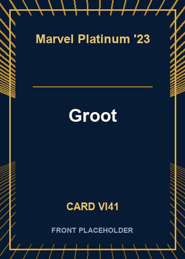 Groot front card image