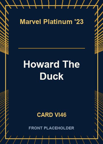 Howard The Duck front card image
