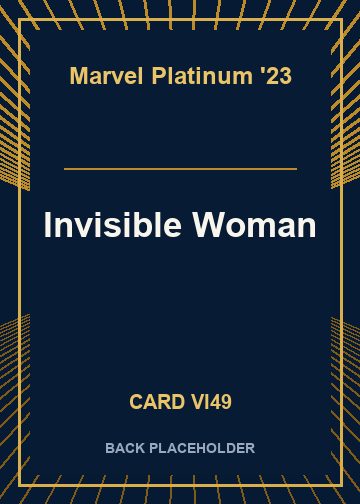 Invisible Woman back card image