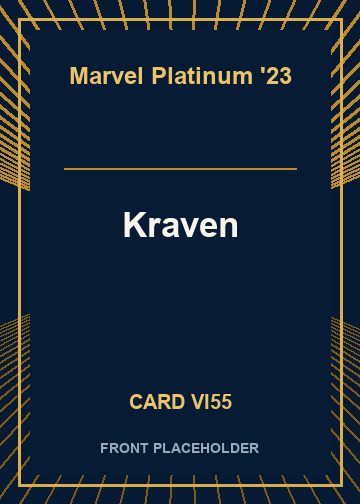 Kraven card thumbnail