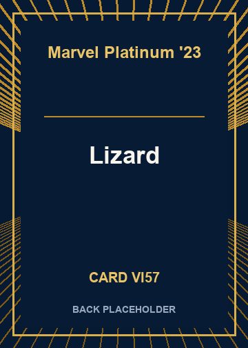 Lizard back card image