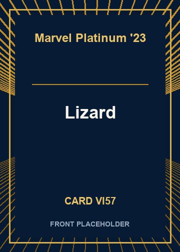 Lizard front card image