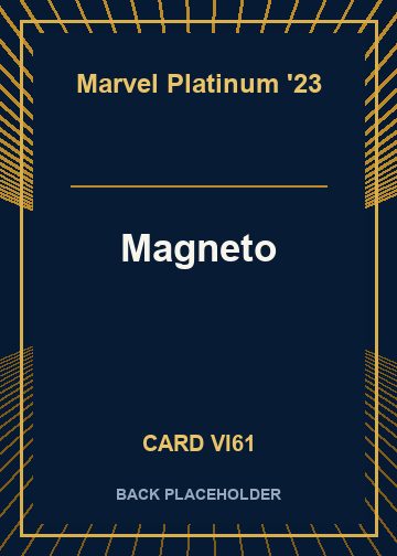 Magneto back card image