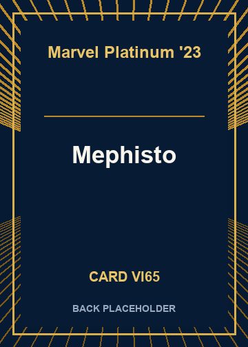 Mephisto back card image