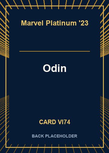 Odin back card image