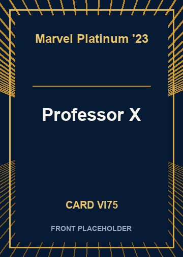 Professor X card thumbnail