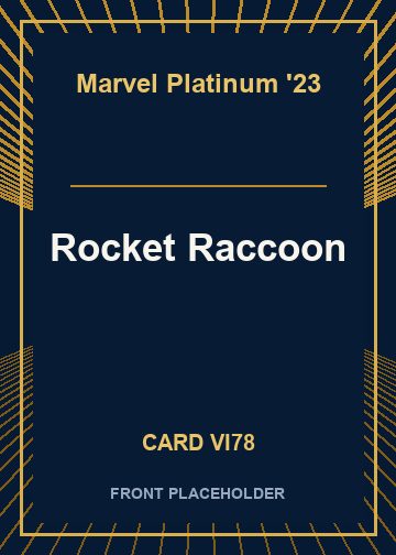 Rocket Raccoon card thumbnail