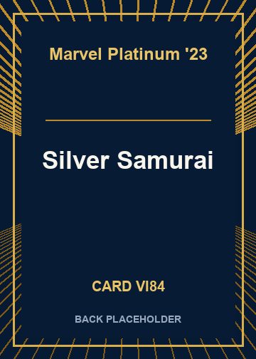 Silver Samurai back card image