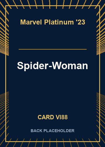 Spider-Woman back card image