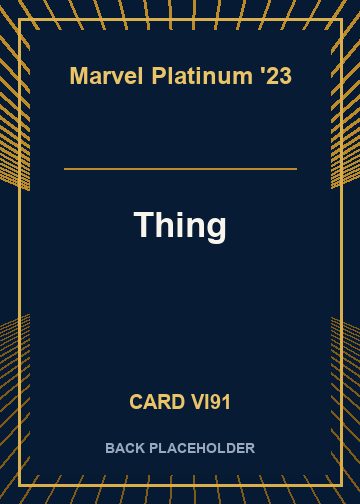 Thing back card image