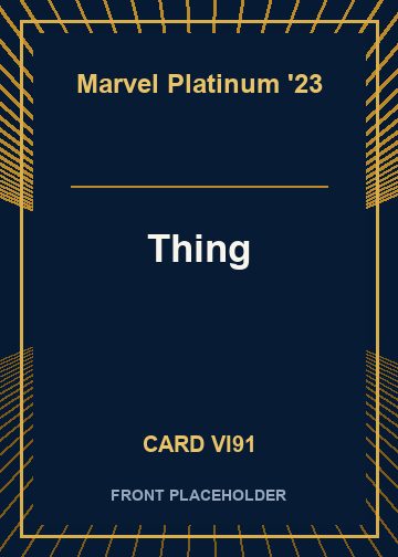 Thing front card image