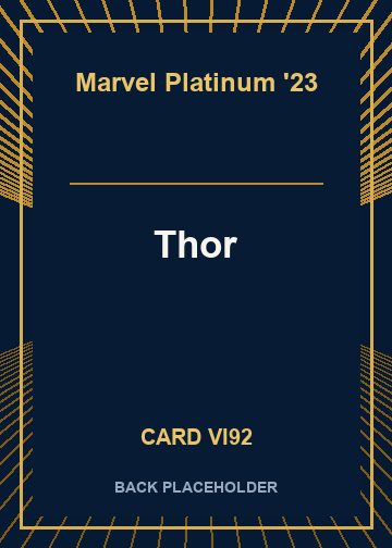 Thor back card image