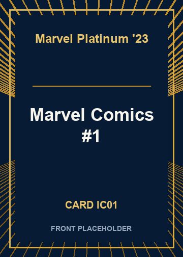 Marvel Comics #1 card thumbnail
