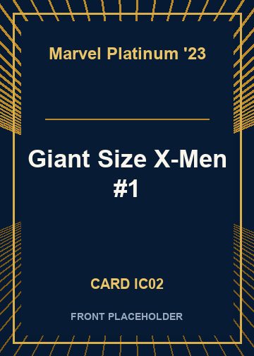 Giant Size X-Men #1 card thumbnail