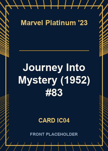 Journey Into Mystery (1952) #83 card thumbnail