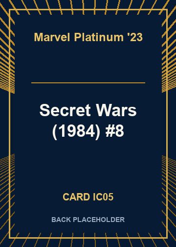 Secret Wars (1984) #8 back card image