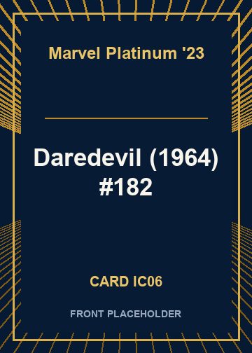 Daredevil (1964) #182 card thumbnail