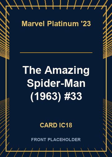 The Amazing Spider-Man (1963) #33 card thumbnail
