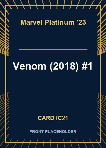 Venom (2018) #1 card thumbnail