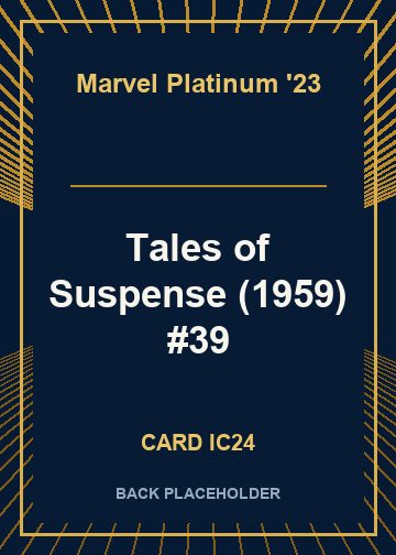Tales of Suspense (1959) #39 back card image