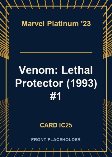 Venom: Lethal Protector (1993) #1 card thumbnail
