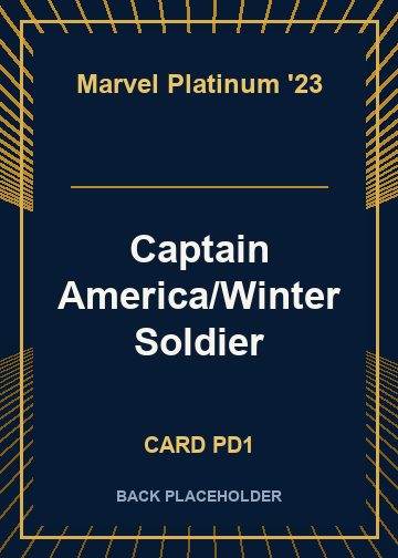 Captain America/Winter Soldier back card image