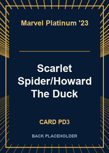 Scarlet Spider/Howard The Duck back card image