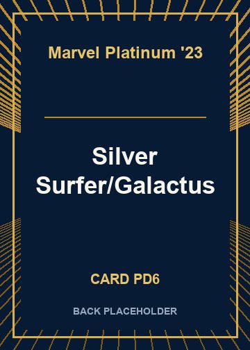 Silver Surfer/Galactus back card image