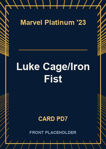 Luke Cage/Iron Fist card thumbnail
