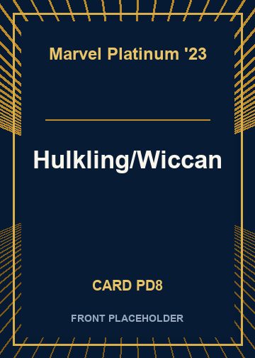 Hulkling/Wiccan front card image