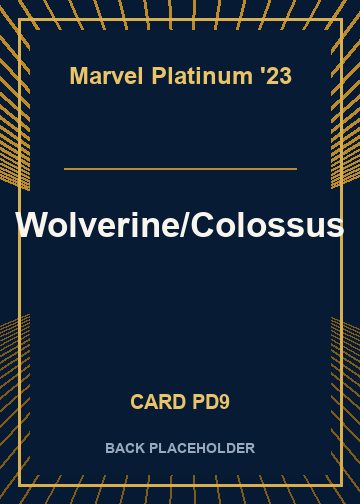 Wolverine/Colossus back card image