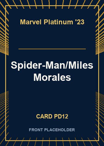 Spider-Man/Miles Morales card thumbnail