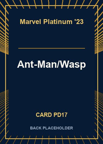 Ant-Man/Wasp back card image