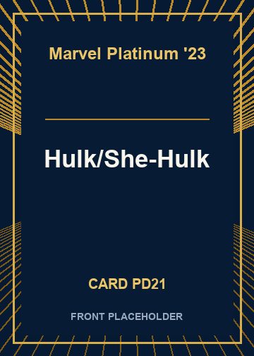Hulk/She-Hulk card thumbnail