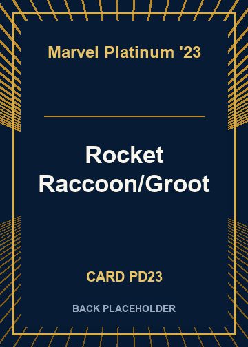 Rocket Raccoon/Groot back card image