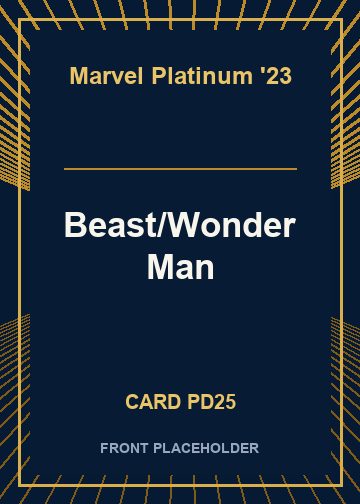 Beast/Wonder Man card thumbnail