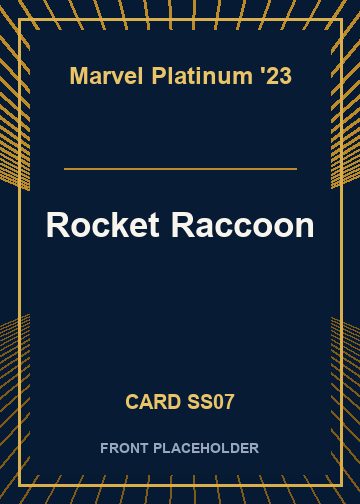 Rocket Raccoon card thumbnail