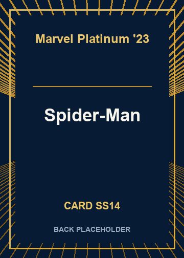 Spider-Man back card image