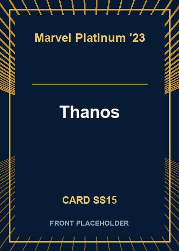 Thanos front card image