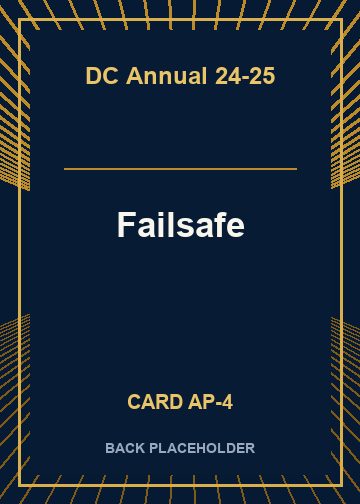 Failsafe back card image