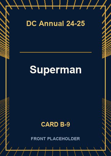 Superman front card image