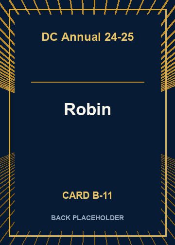 Robin back card image